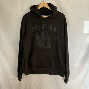 True Religion Graphic Buddha Logo Hoodie